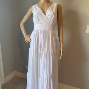 NWT Chico's linen surplice maxi dress, size 10 (Chico's size 1.5)